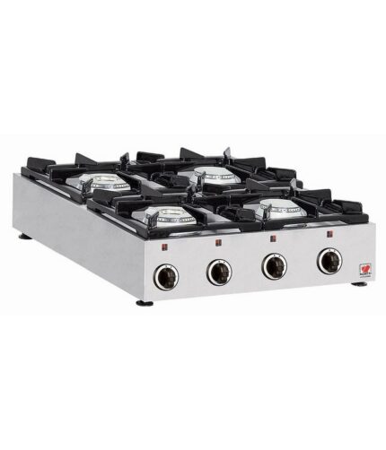 North GAS E24 Εστία Υγραερίου Τετραπλή 25.8kW 62.5x70x16cm