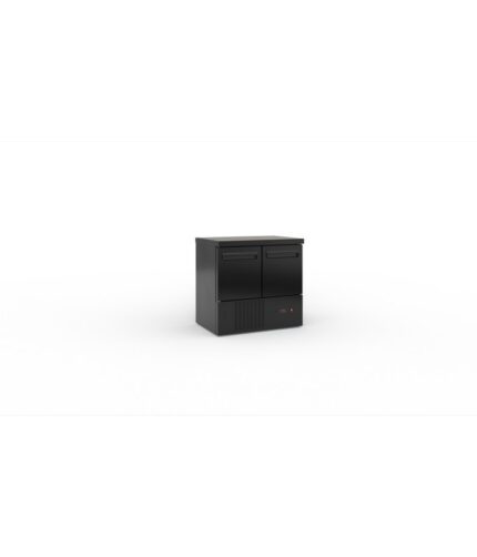 InoxDobros PSM13570DMBLC Black Ψυγείο Πάγκος με 3 Πόρτες ( Μηχανή Κάτω ) 135x70x87 cm
