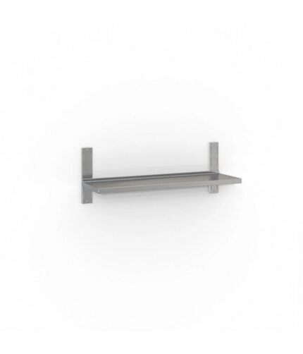InoxDobros RAFI.M160 Ανοξείδωτο Επιτοίχιο Ράφι Μονό 160x35x30 cm